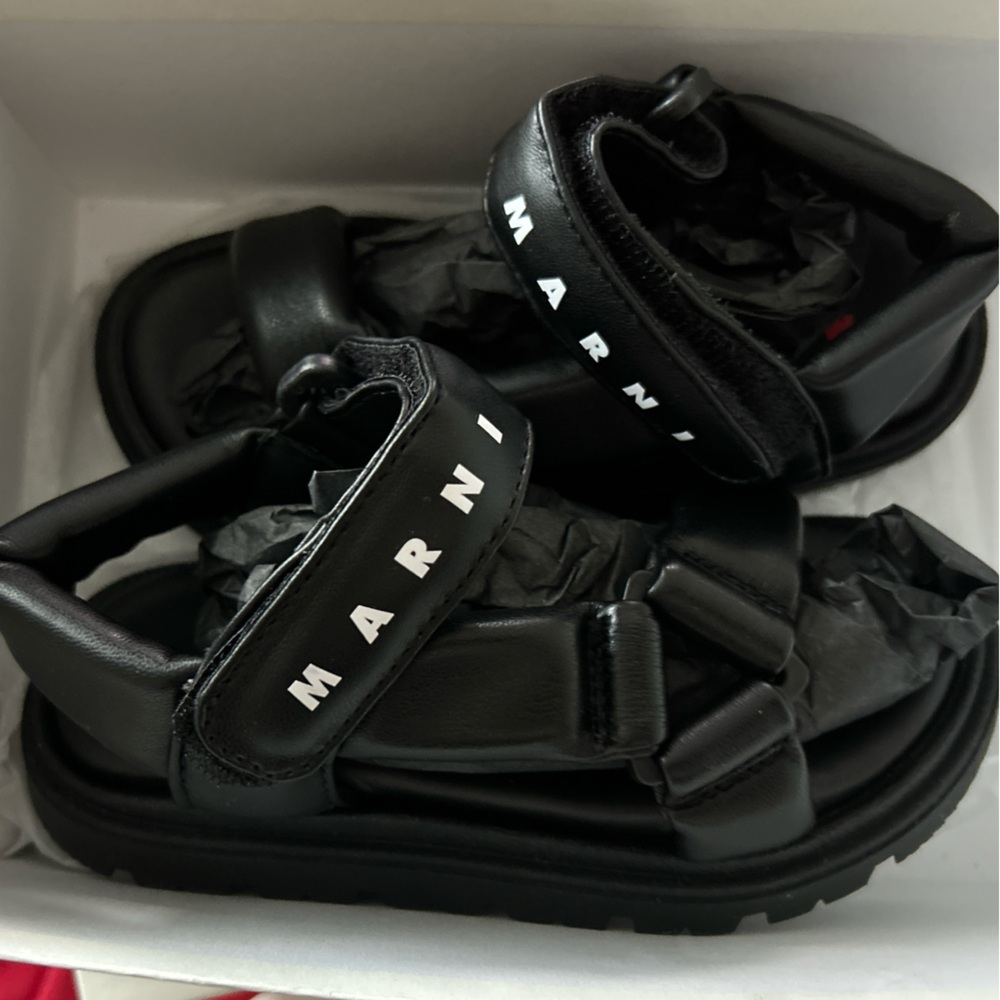 Marni Kids Sandals in Black